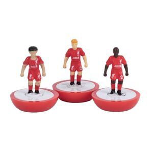 Liverpool FC Subbuteo Team Mini Figures / Red/White/Blue